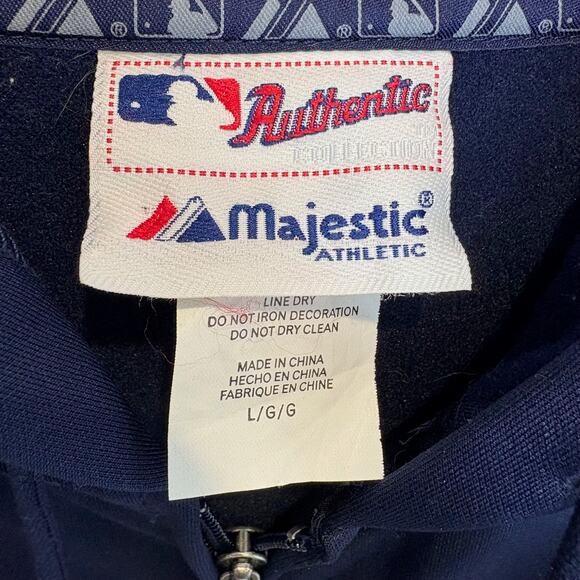 Chicago Cubs MLB Authentic Collection Full Zip Hoodie Sweatshirt- Men Size Large - Picture 4 of 7